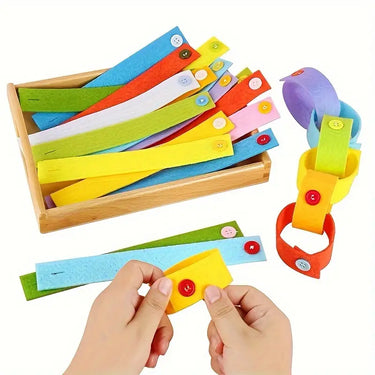Bunte Armband Freude | Mach deine Kreativität sichtbar - Handgemachte Armbänder für Kinder